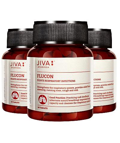 Jiva Ayurveda Flucon 60 Tablets