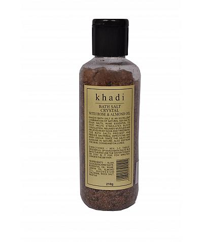 Khadi Bath Salt Crystal with Rose & Almond Oil