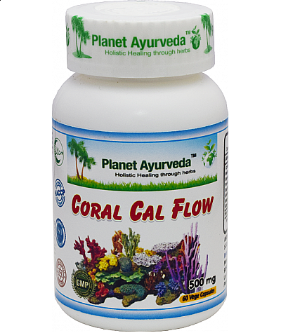 Planet Ayurveda Coral Cal Flow Capsules