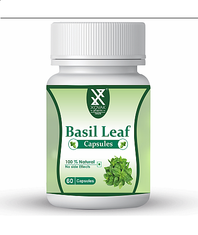 Xovak Organic Basil Leaf Capsules (60caps)