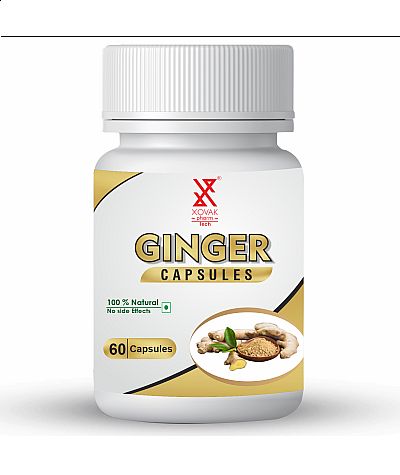 Xovak Organic Ginger Capsules (60caps)