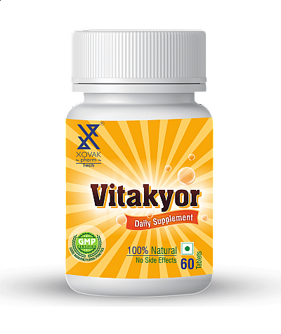 Xovak Pharmtech Vitakyor Ayurvedic Multivitamin Tablets for Immunity Boost (60 Tablets)
