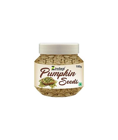 Zindagi Pumpkin Seeds - Immunity Booster Seeds - High in Fiber (200gm) Pack of 2