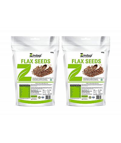 Zindagi Roasted Flax Seeds - Natural Weight Loss Seeds - Alsi Seeds For Weight Lose (800 gm)