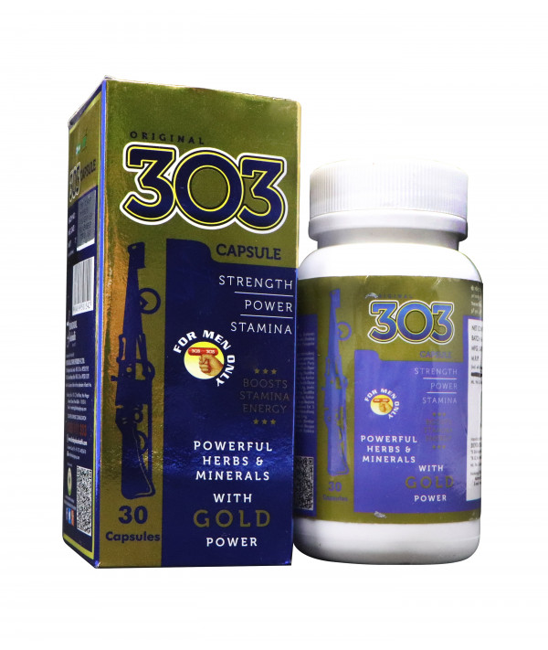 Dindayal Aushadhi 303 Capsule (Gold Power) 