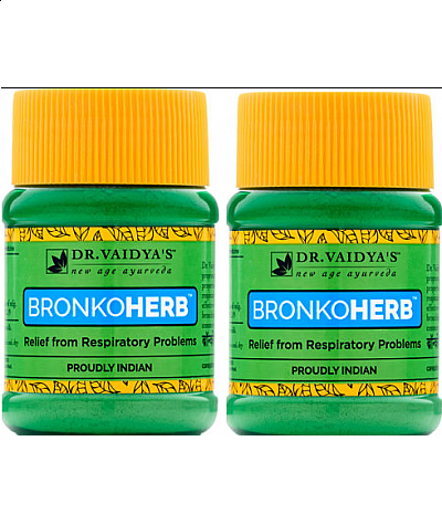 Dr Vaidya Bronkoherb Powder Pack of 2 (100 Gms)