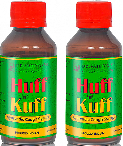 Dr Vaidya Huff N Kuff Syrup Pack of 2 (200 ML)