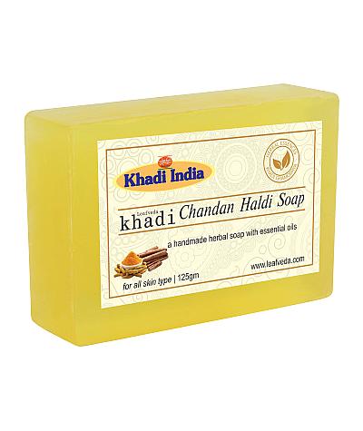 Khadi Leafveda Chandan Haldi Soap