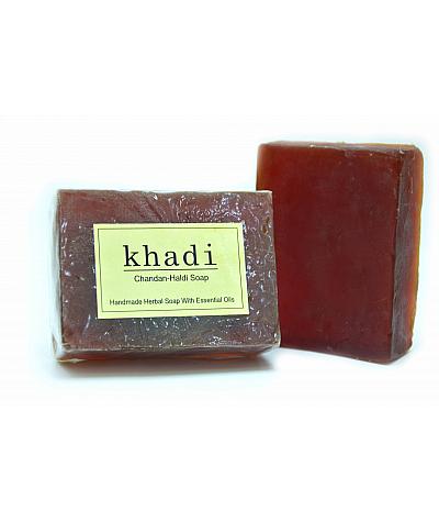 Vagad's Khadi Chandan Haldi Soap