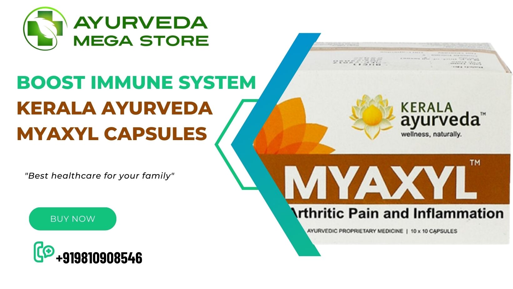 Get a Natural Boost to Your Immune System with Kerala Ayurveda Myaxyl Capsules