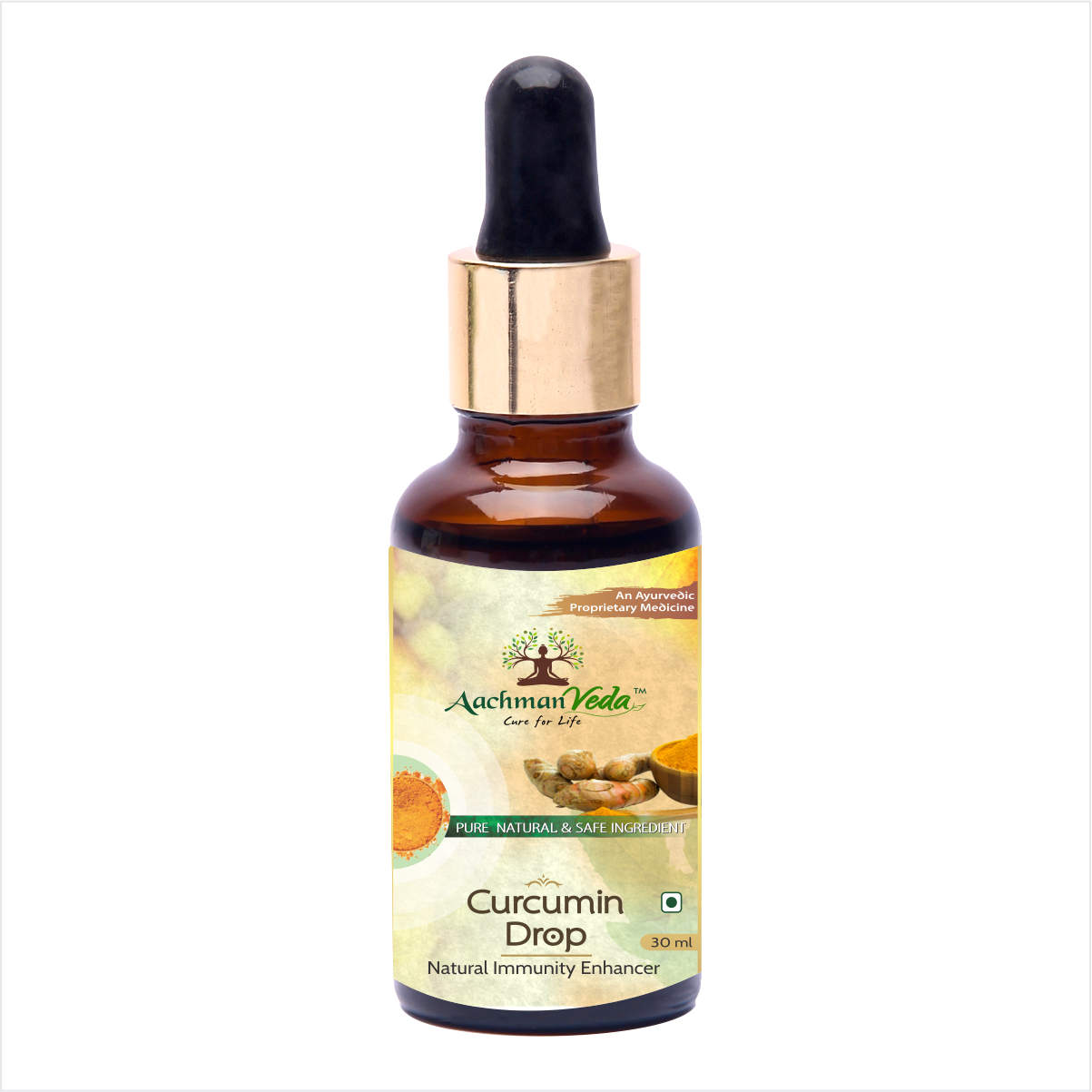 Buy Aachman Veda Curcumin Drops 30 ML at Best Price Online