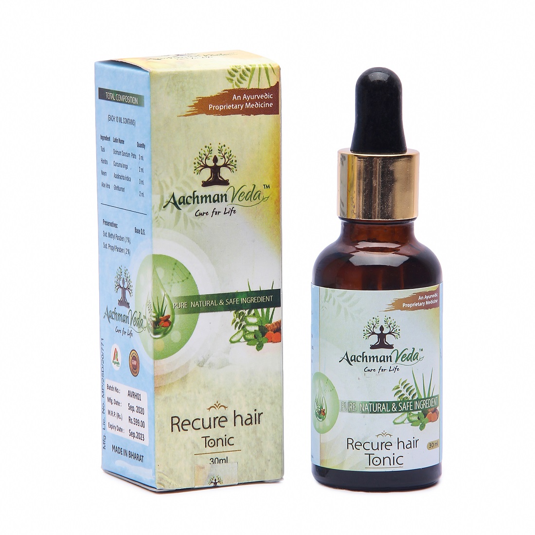 Aachman Veda Recure Hair Tonic 30 ML 