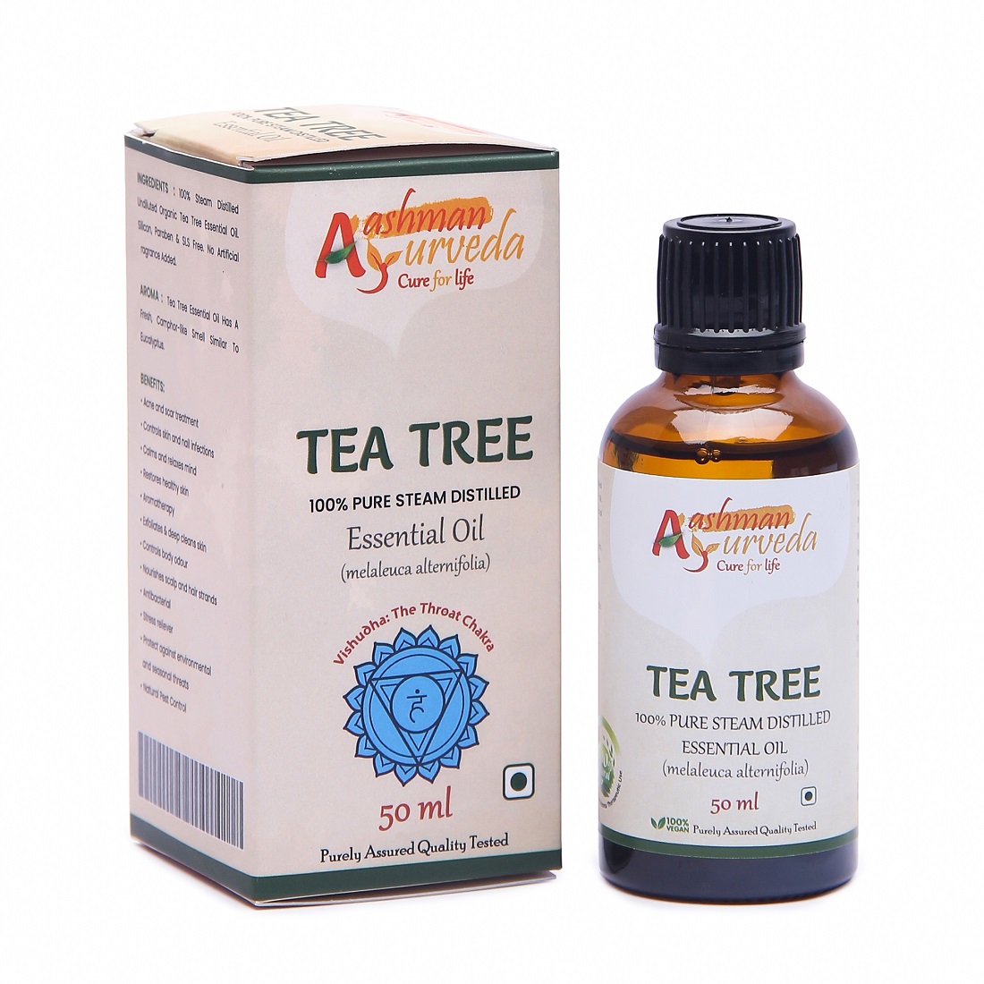Buy Aashman Ayurveda Eseential Oil Tea Tree  50 ML at Best Price Online