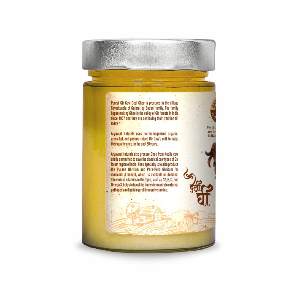 Buy Aryavrat Naturals A2 Gir Cow Ghee 100% Pure Organic and Natural at Best Price Online