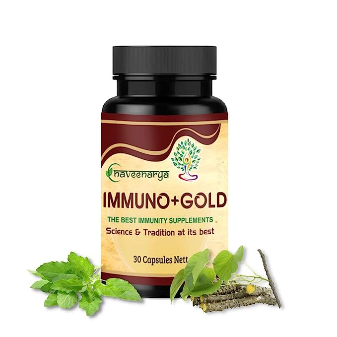 Buy Ayurveda Yogashram Remedies Immuno+ Gold Immunity Booster Capsules at Best Price Online