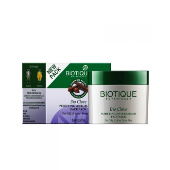 Buy Biotique Bio Clove Purifying Anti Blemish Face Pack at Best Price Online Buy Biotique Bio Clove Purifying Anti Blemish Face Pack at Best Price Online