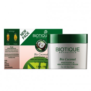 Buy Biotique Bio Coconut Whitening & Brightening Cream at Best Price Online