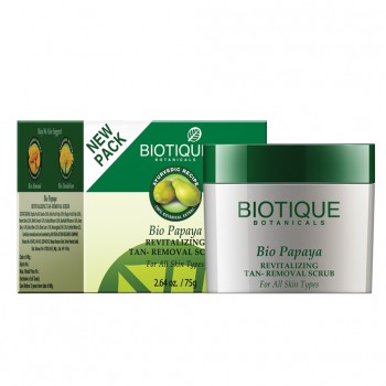 Buy Biotique Bio Papaya Revitalizing Tan Removal Scrub at Best Price Online