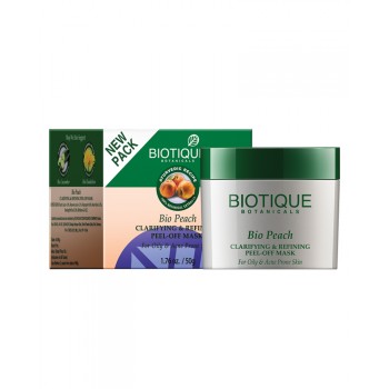 Buy Biotique Bio Peach Clarifying & Refining Peel Off Mask at Best Price Online