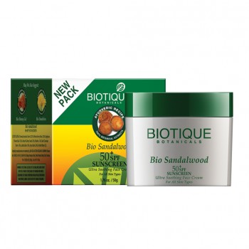 Buy Biotique Bio Sandalwood 50 Spf Sunscreen Lotion at Best Price Online