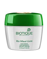 Buy Biotique Bio Wheatgerm Youthful Nourishing Night Cream at Best Price Online