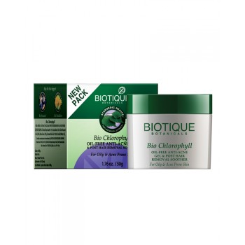 Biotique Bio Chlorophyll Oil Free Anti Acne Gel & Post Hair Removal Soother