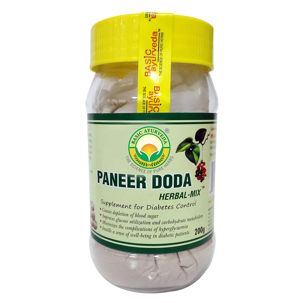 Buy Basic Ayurveda Paneer Doda Herbal Mix Powder at Best Price Online