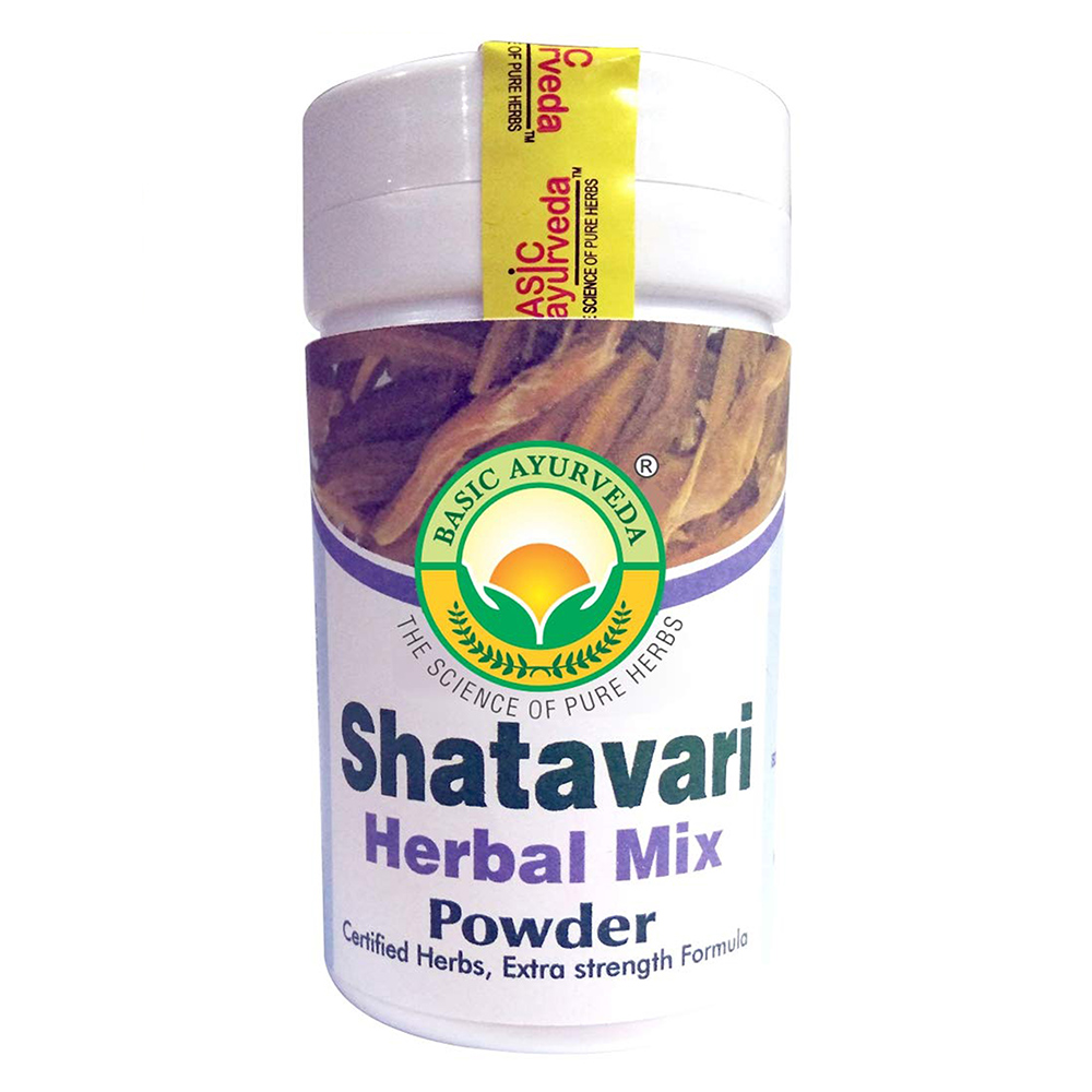 Buy Basic Ayurveda Shatavari Herbal Mix Powder at Best Price Online