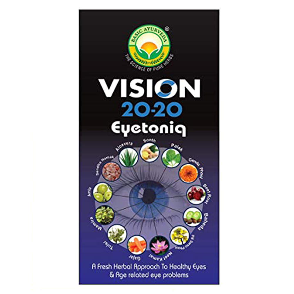 Buy Basic Ayurveda Vision 20-20 Eyetoniq at Best Price Online