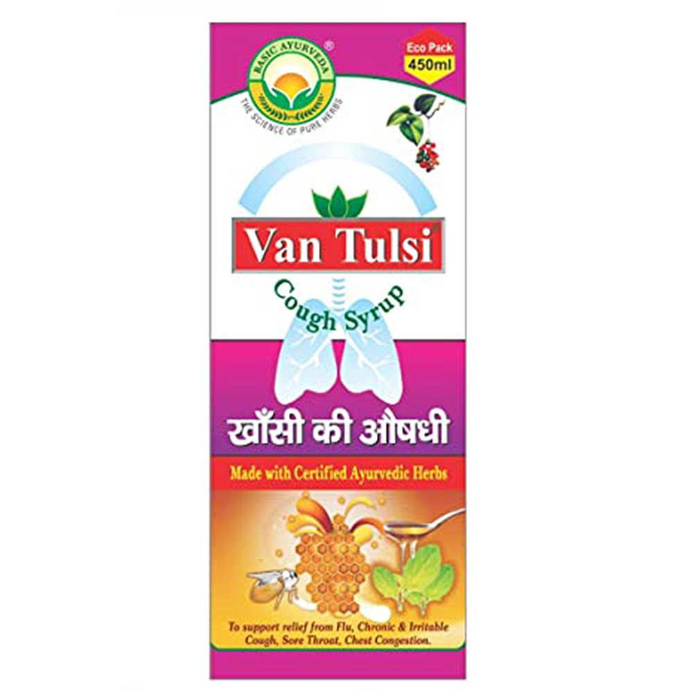 Basic Ayurveda Van Tulsi Cough Syrup