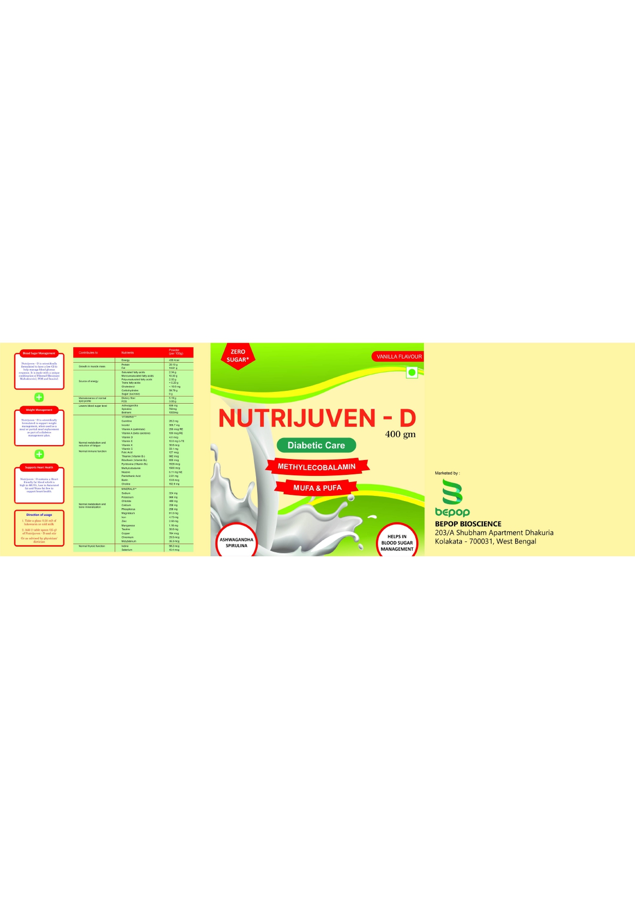 Buy Nutrijuven-D I Diabetic Care at Best Price Online