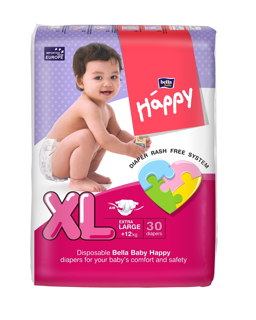 Buy BELLA BABY HAPPY DIAPERS EXTRA LARGE 30 PCS at Best Price Online