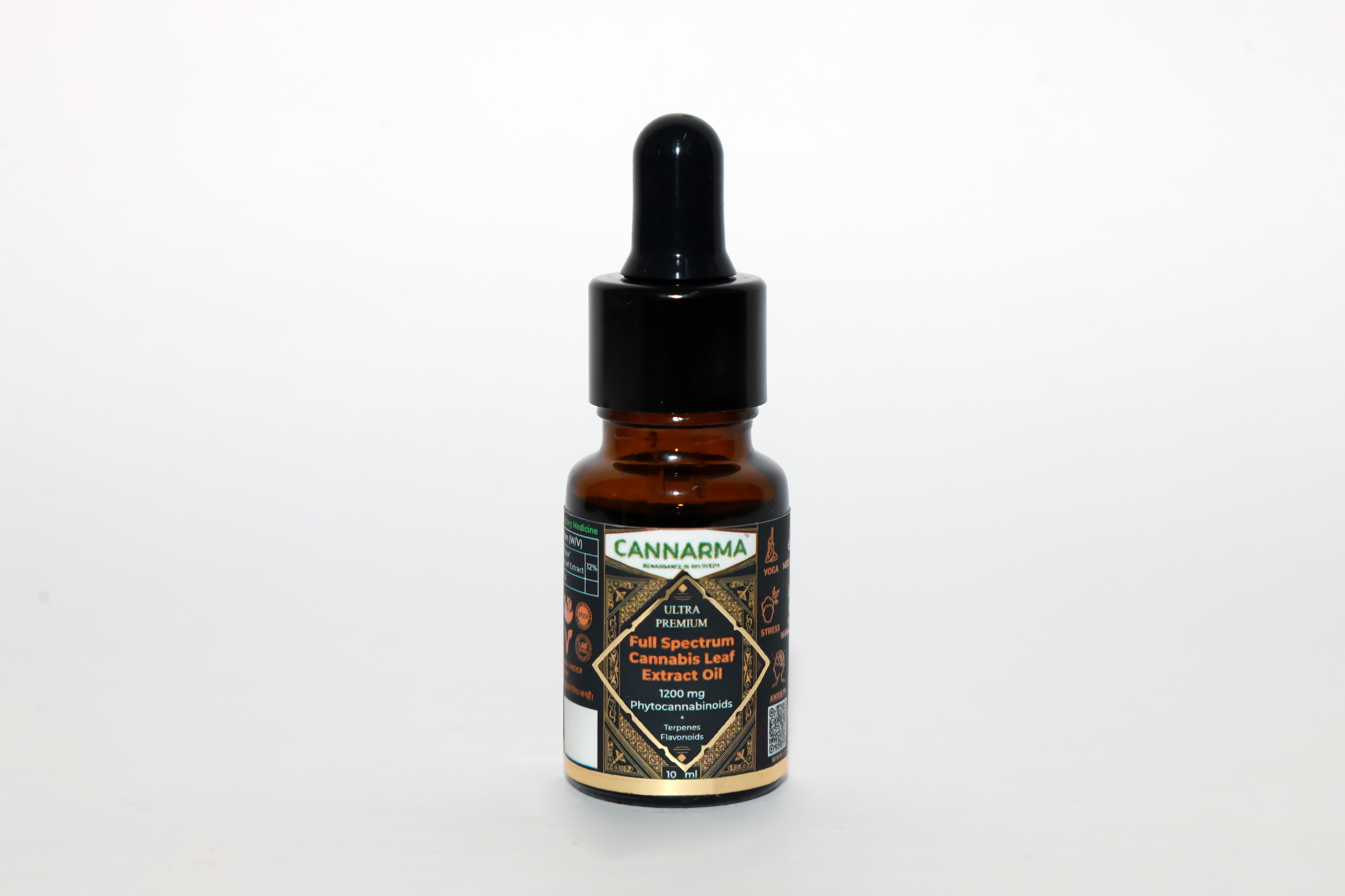 Cannarma Ultra Premium Full Spectrum Vijaya Extract Oil 1200 mg of Phytocannabinoids