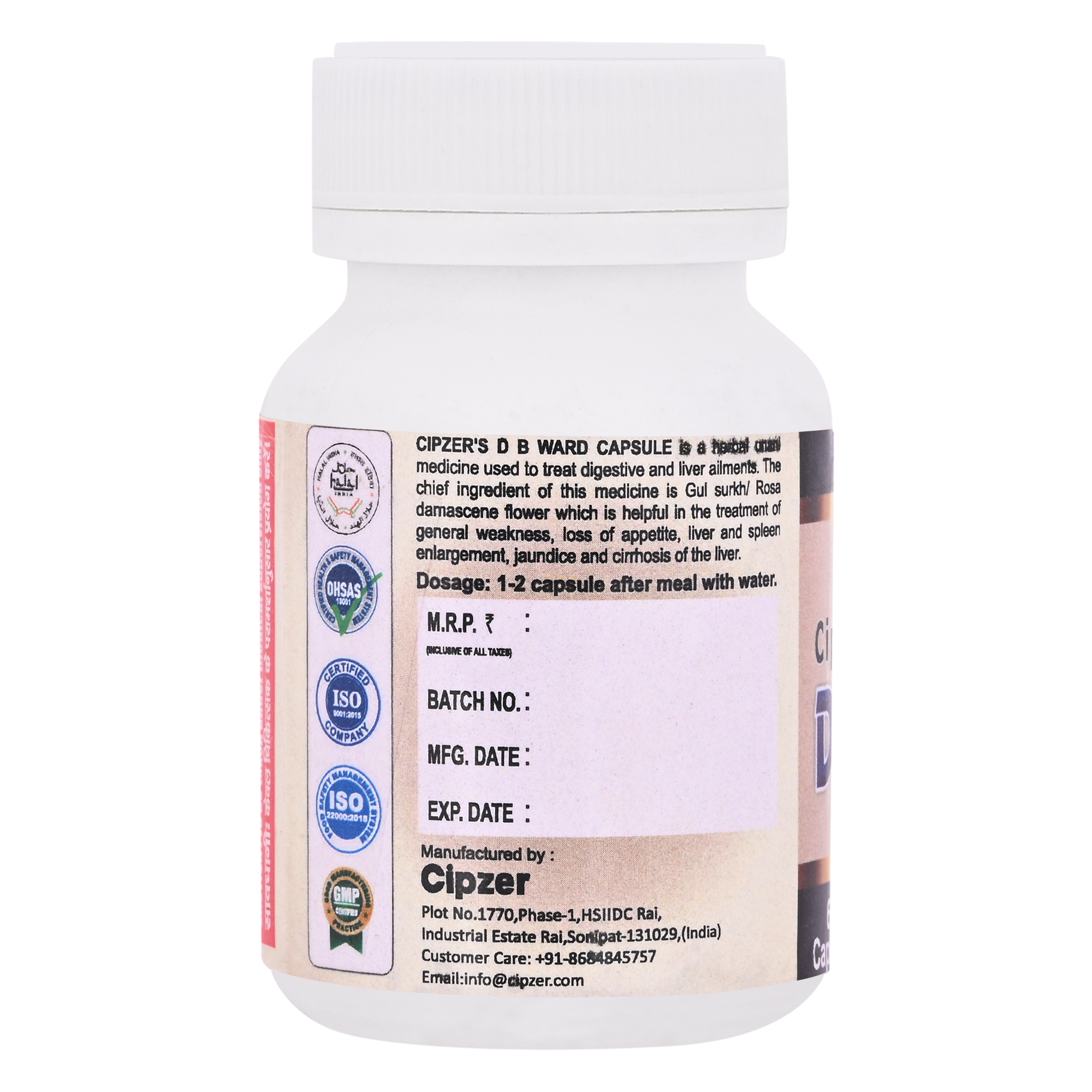 Buy Cipzer D.B. Ward Capsule at Best Price Online