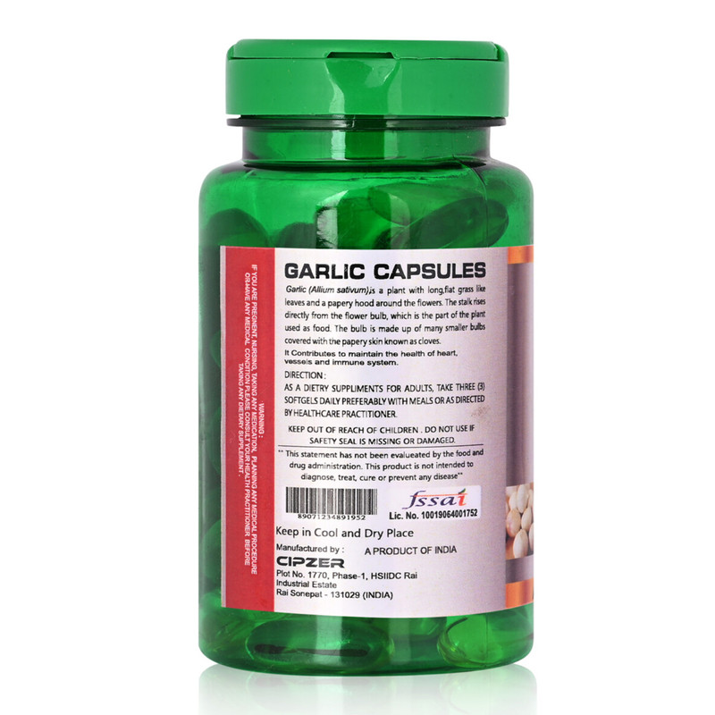 Buy Cipzer Garlic Softgel Capsule at Best Price Online