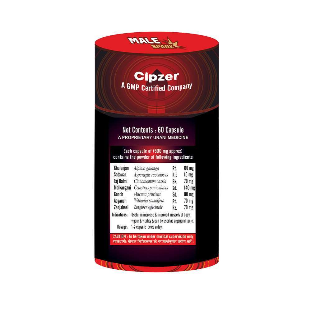 Buy Cipzer Male Spark Capsule at Best Price Online