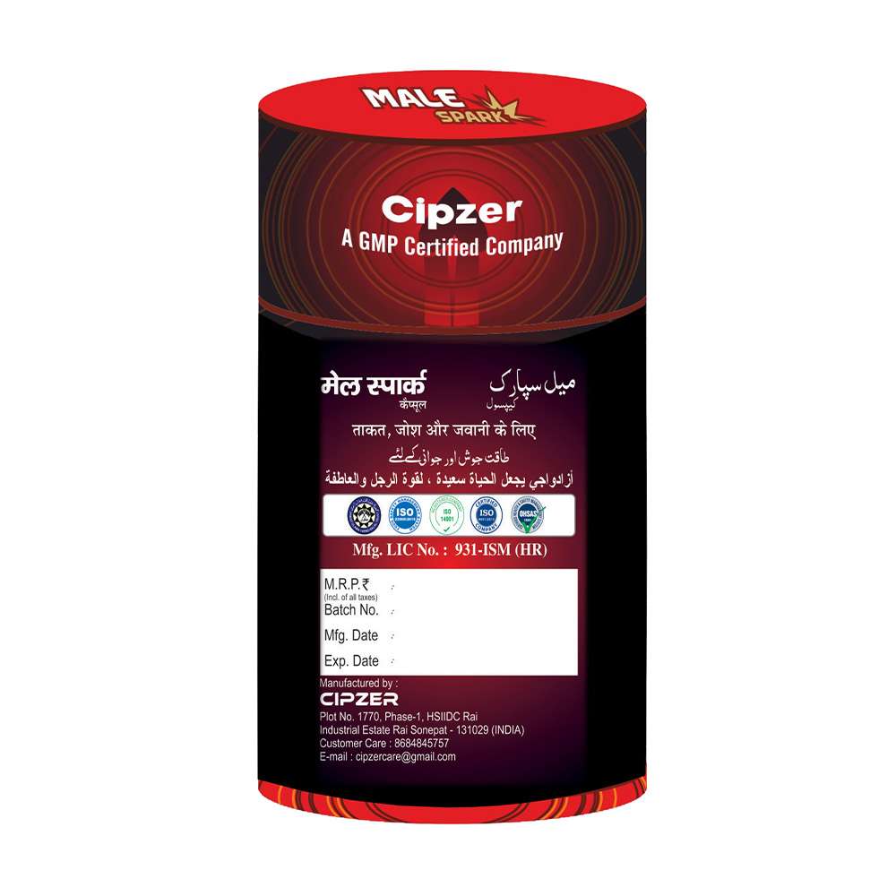 Buy Cipzer Male Spark Capsule at Best Price Online