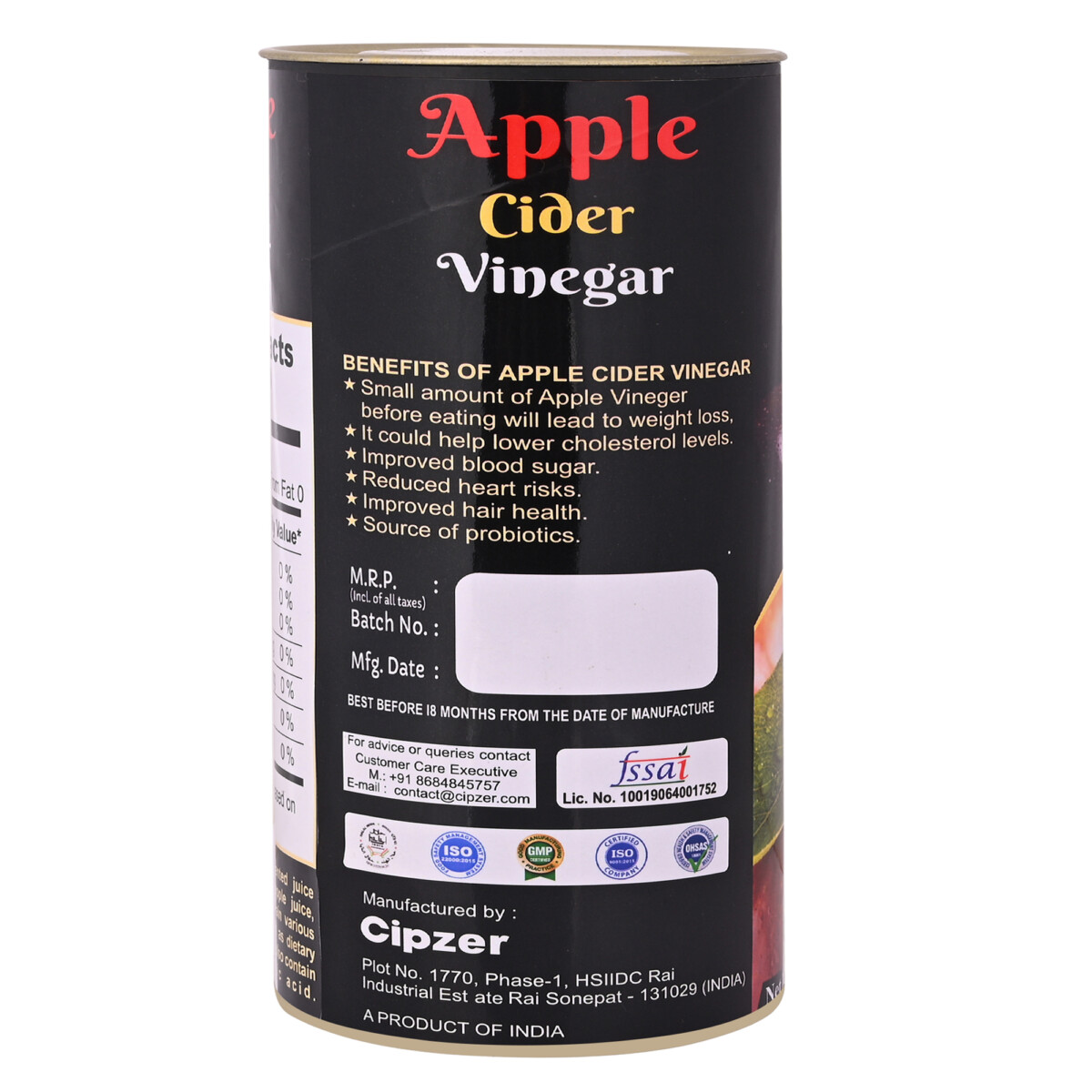 Cipzer Apple Cider Vinegar