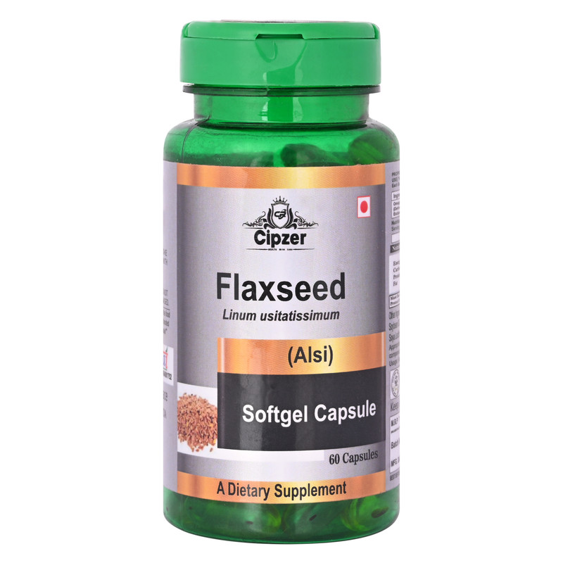 Cipzer Flaxseed Softgel Capsule