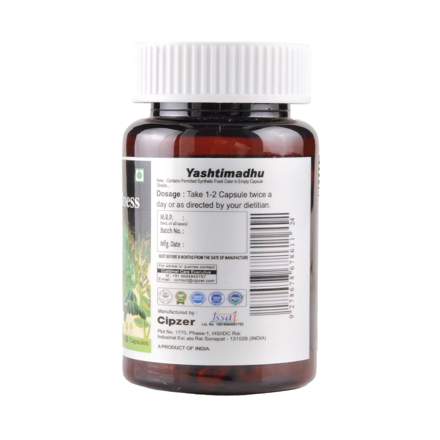 Buy Cipzer Yashtimadhu Capsule at Best Price Online