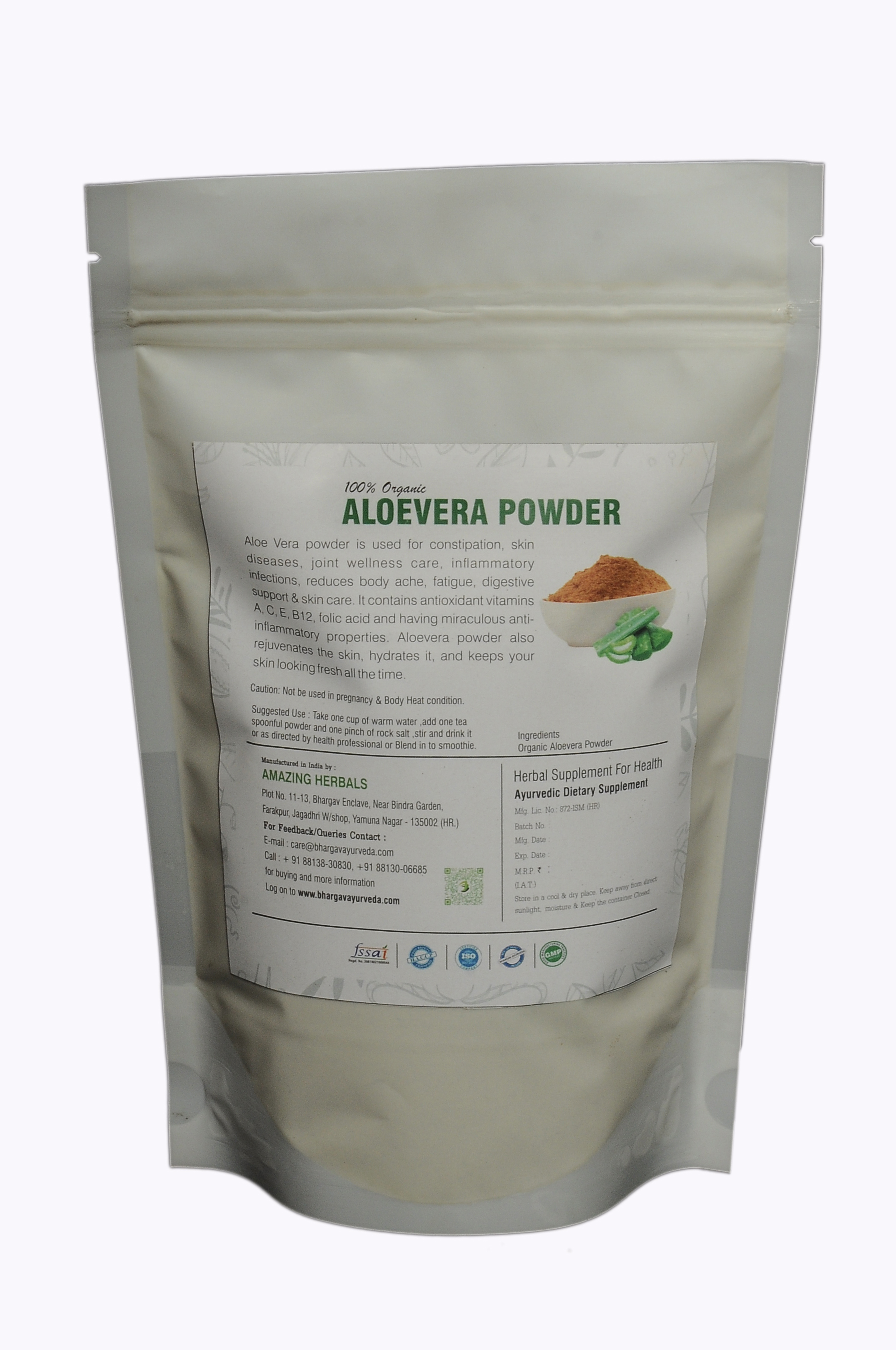 Buy Dr. Bhargav's Aloe vera Powder- 100gms at Best Price Online