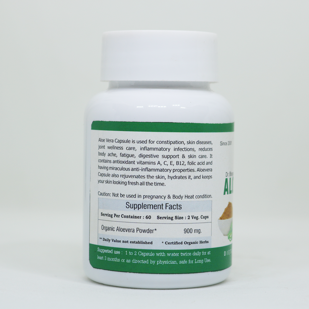 Dr. Bhargav's Aloe vera Capsule- 60 cap
