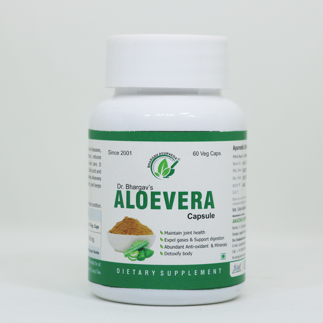 Dr. Bhargav's Aloe vera Capsule- 60 cap