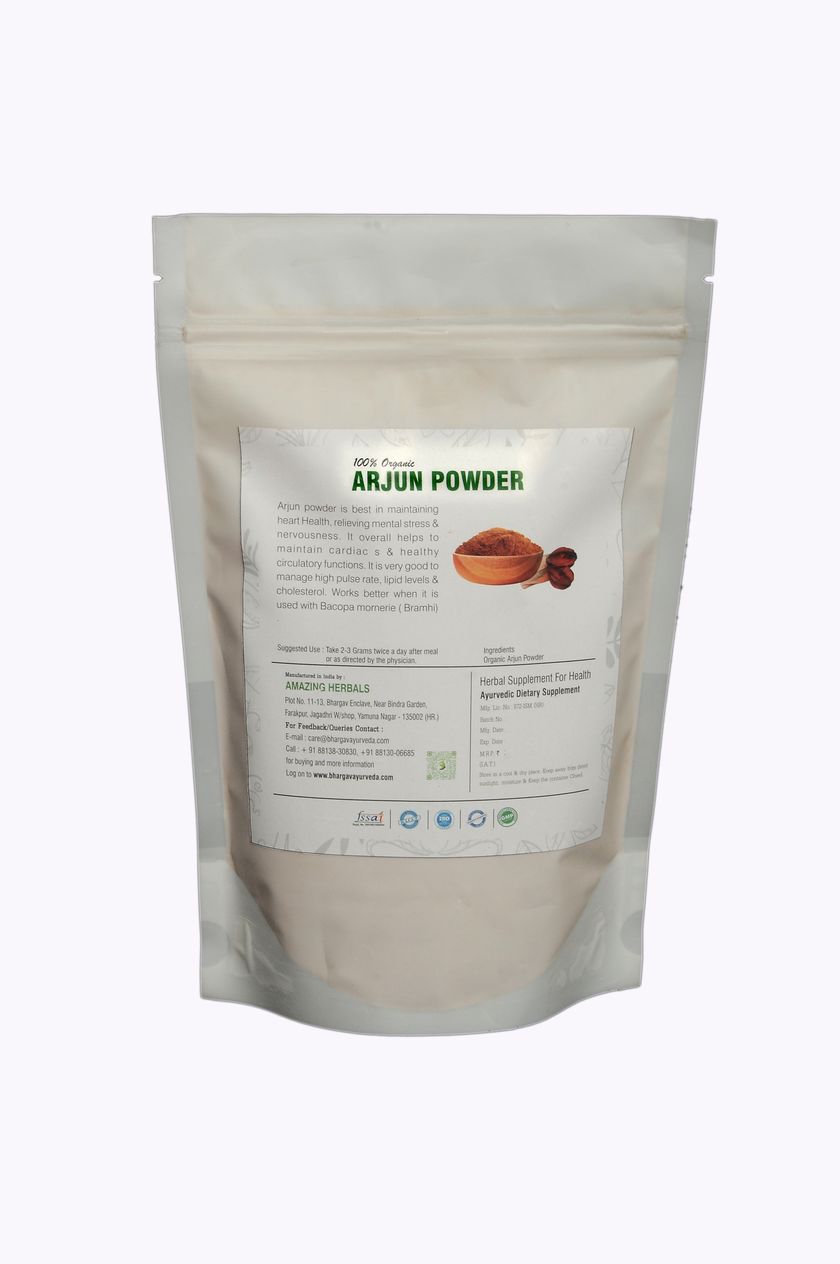 Dr. Bhargav's Arjun Powder - 100gms