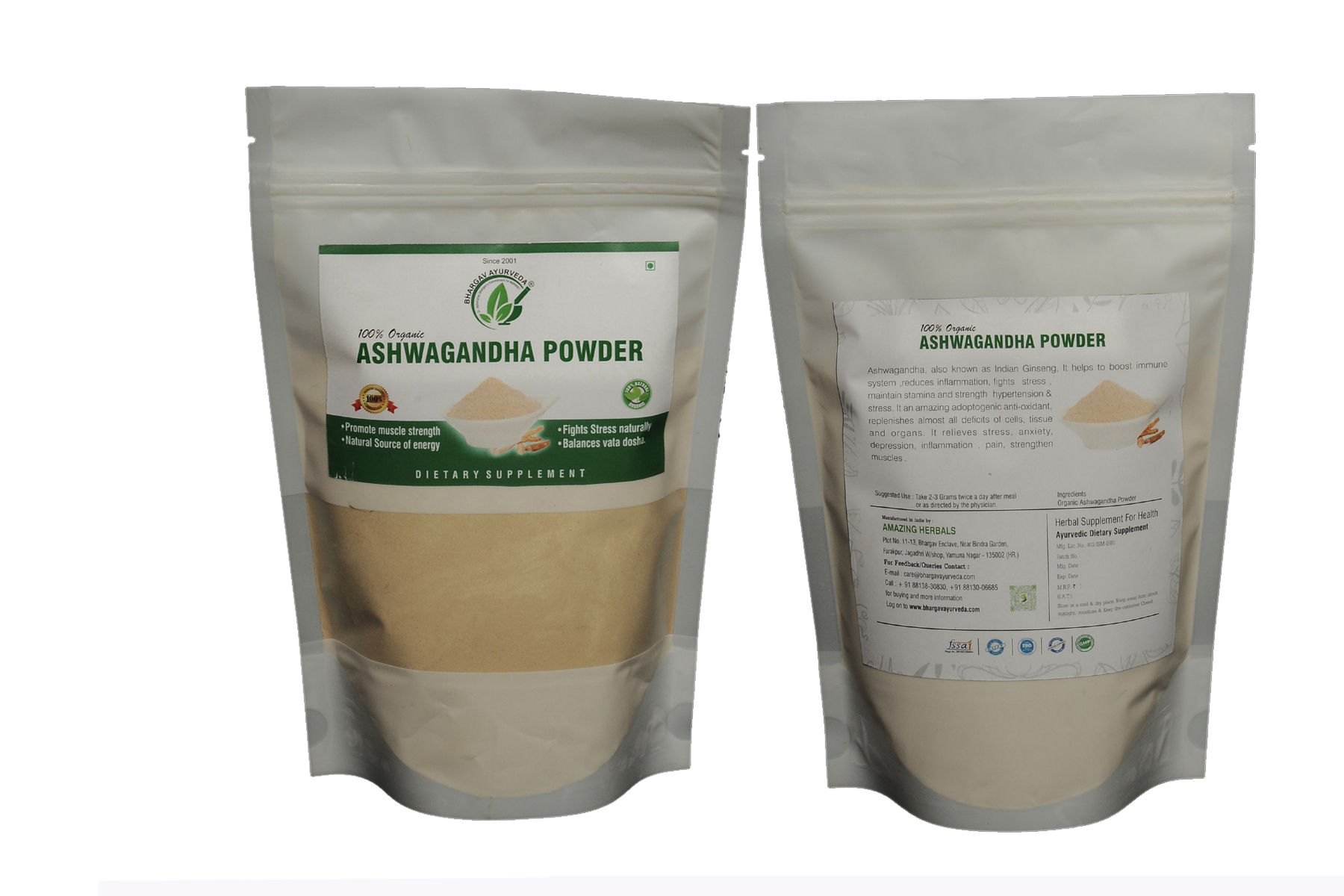 Buy Dr. Bhargav's ASHWAGANDHA POWDER- 100GMS at Best Price Online