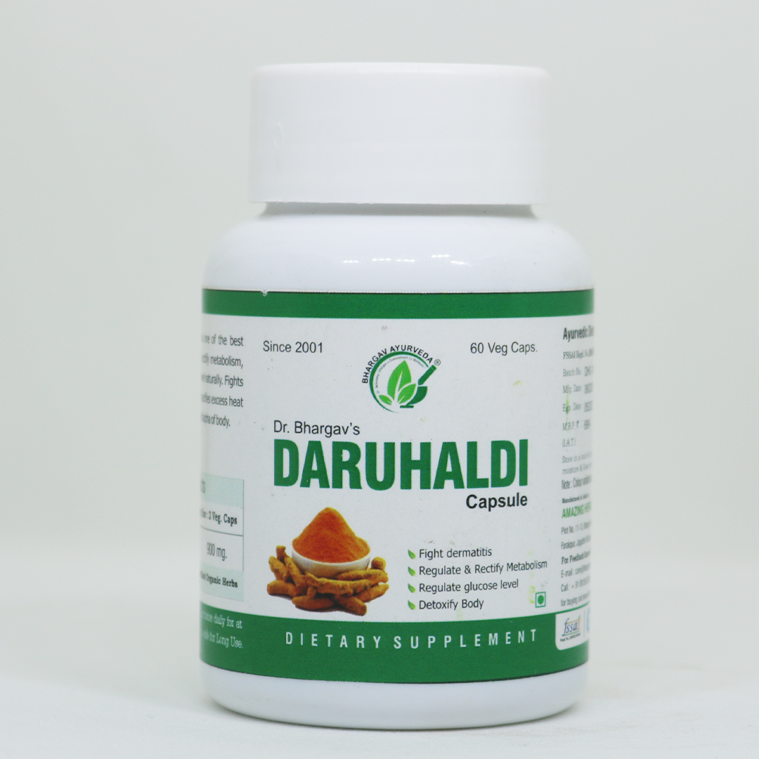 Buy Dr. Bhargav's Daruhaldi Capusle- 60cap at Best Price Online