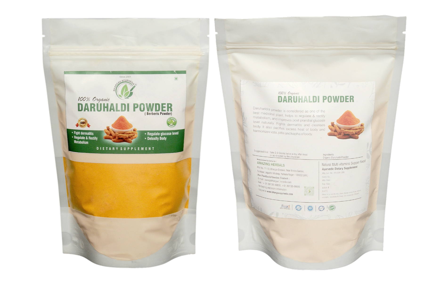 Buy Dr. Bhargav's Daruhaldi Powder- 100gms at Best Price Online
