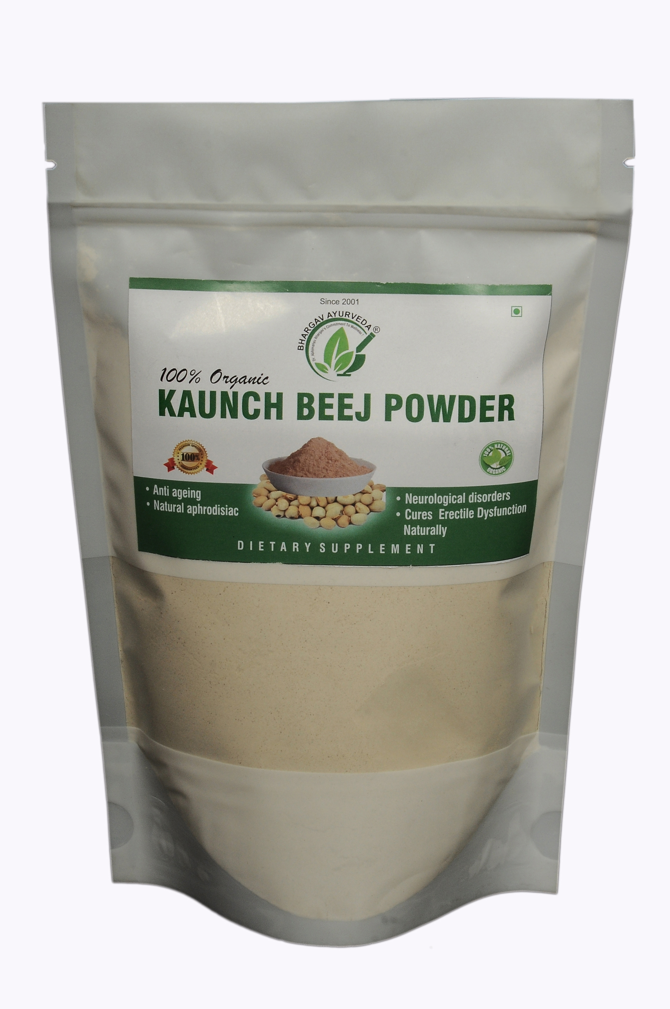 Dr. Bhargav's Kaunch Beej Powder- 100 GMs