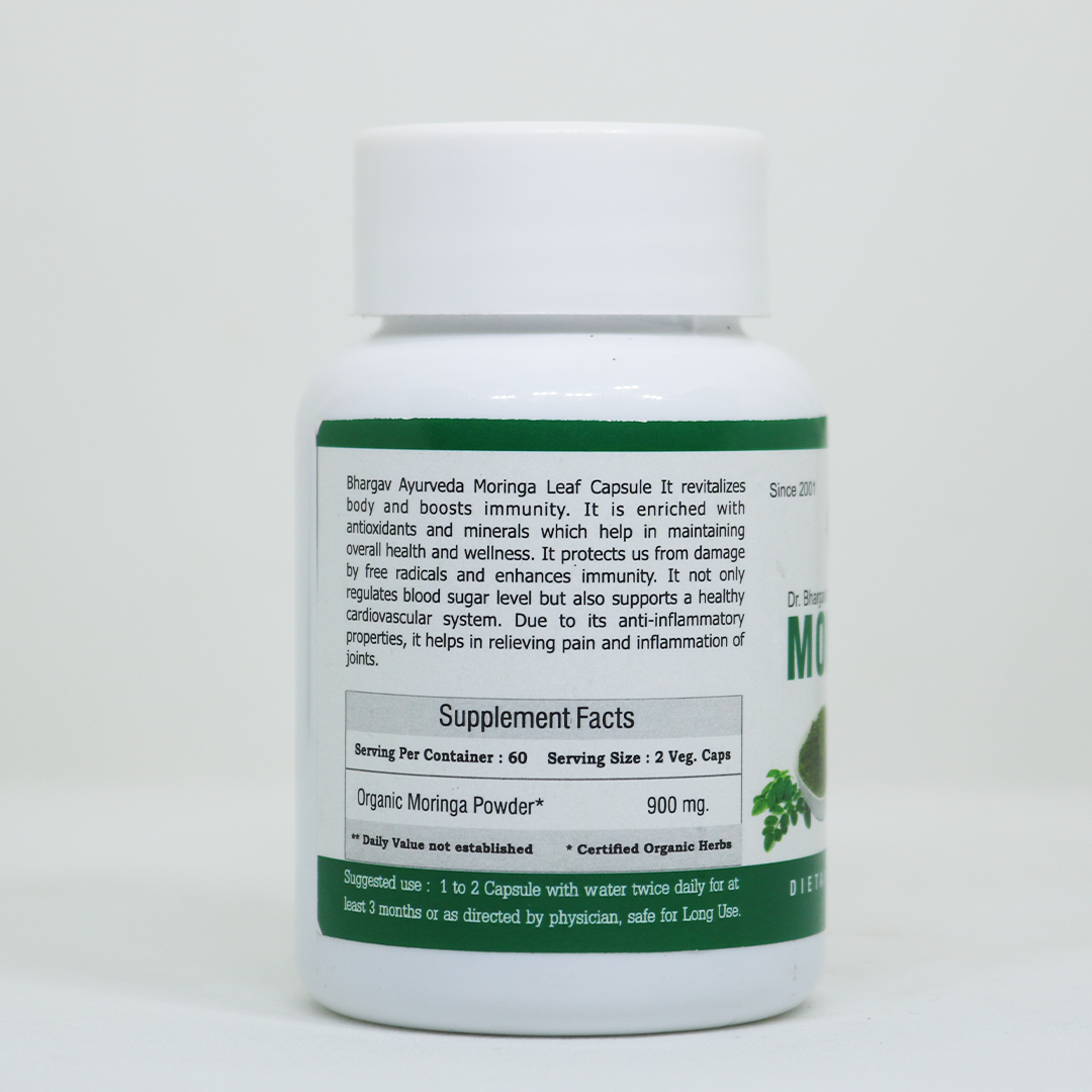 Buy Dr. Bhargav's Moringa Leaf Capsule- 60 Cap at Best Price Online
