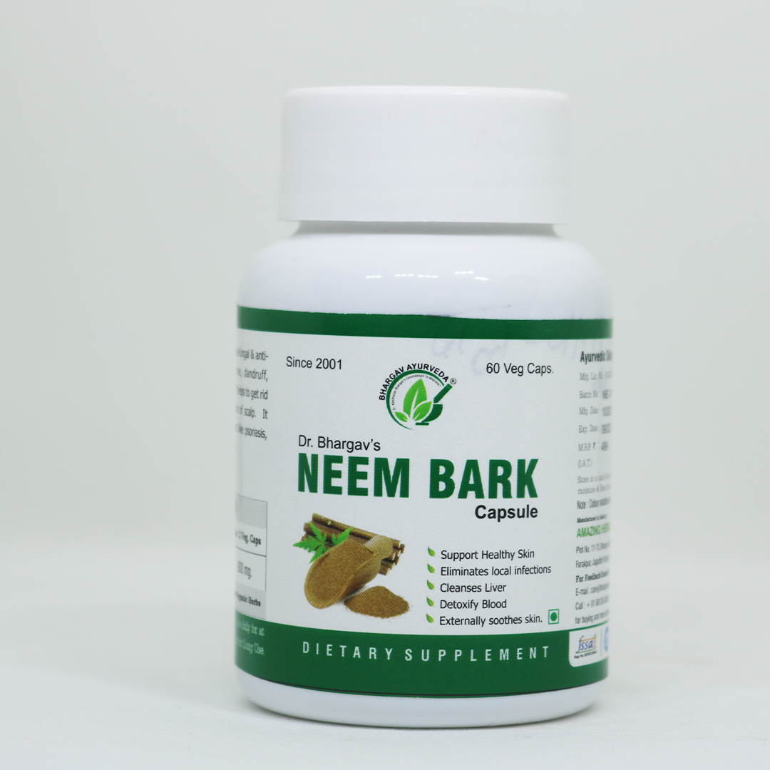 Dr. Bhargav's Neem Bark Capsule- 60cap 